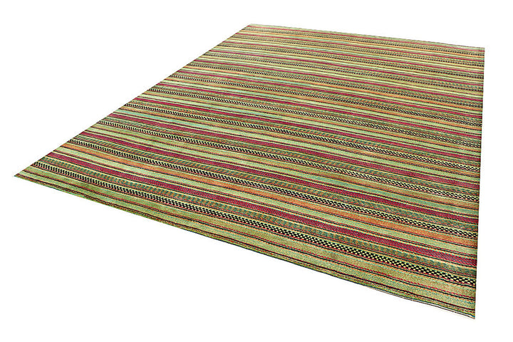 Multi Colored Gabbeh 8'  4" x 10'  9" - No. QA57136