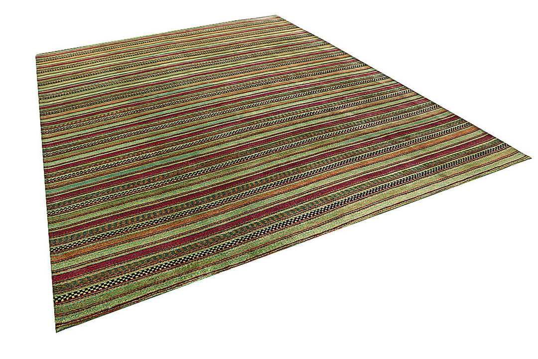 Multi Colored Gabbeh 8'  4" x 10'  9" - No. QA57136