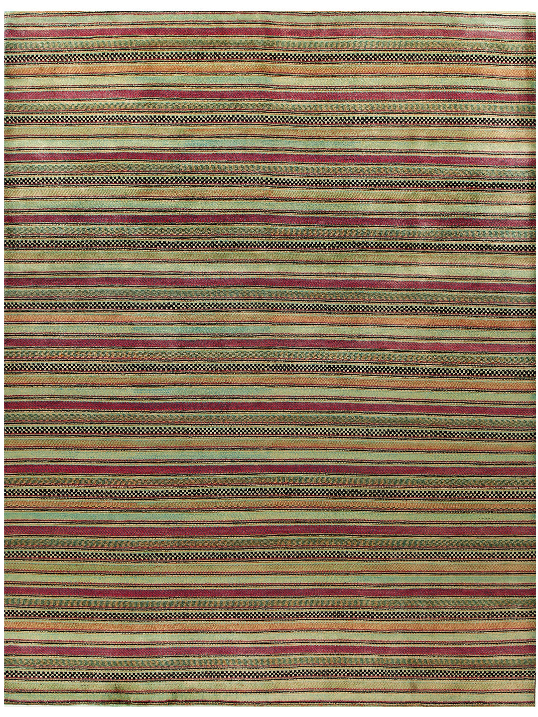 Multi Colored Gabbeh 8' 4 x 10' 9 - No. 56137 - ALRUG Rug Store