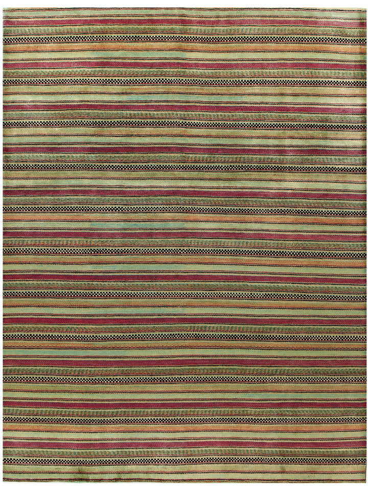 Multi Colored Gabbeh 8'  4" x 10'  9" - No. QA57136