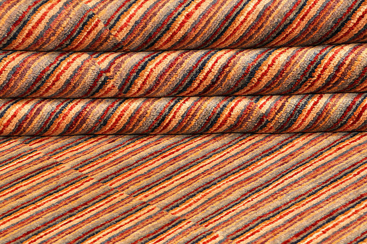 Multi Colored Gabbeh 8'  4" x 11' " - No. QA36729