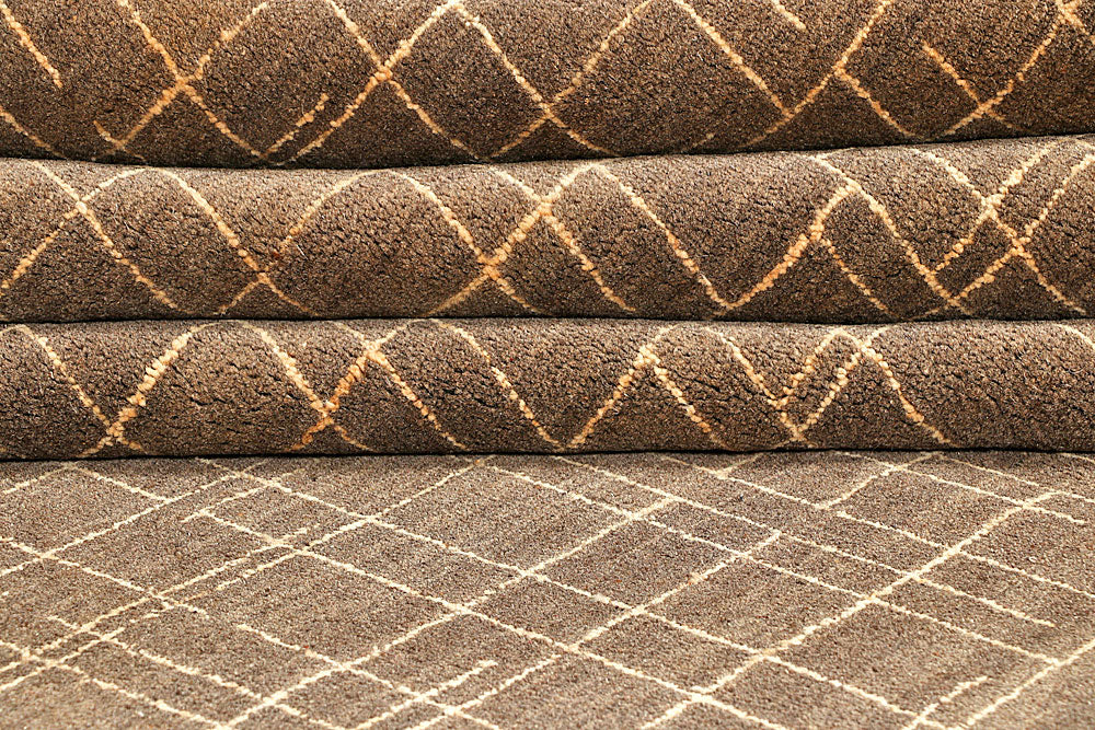 Tan Gabbeh 8' 11 x 11' 11 - No. 56139 - ALRUG Rug Store