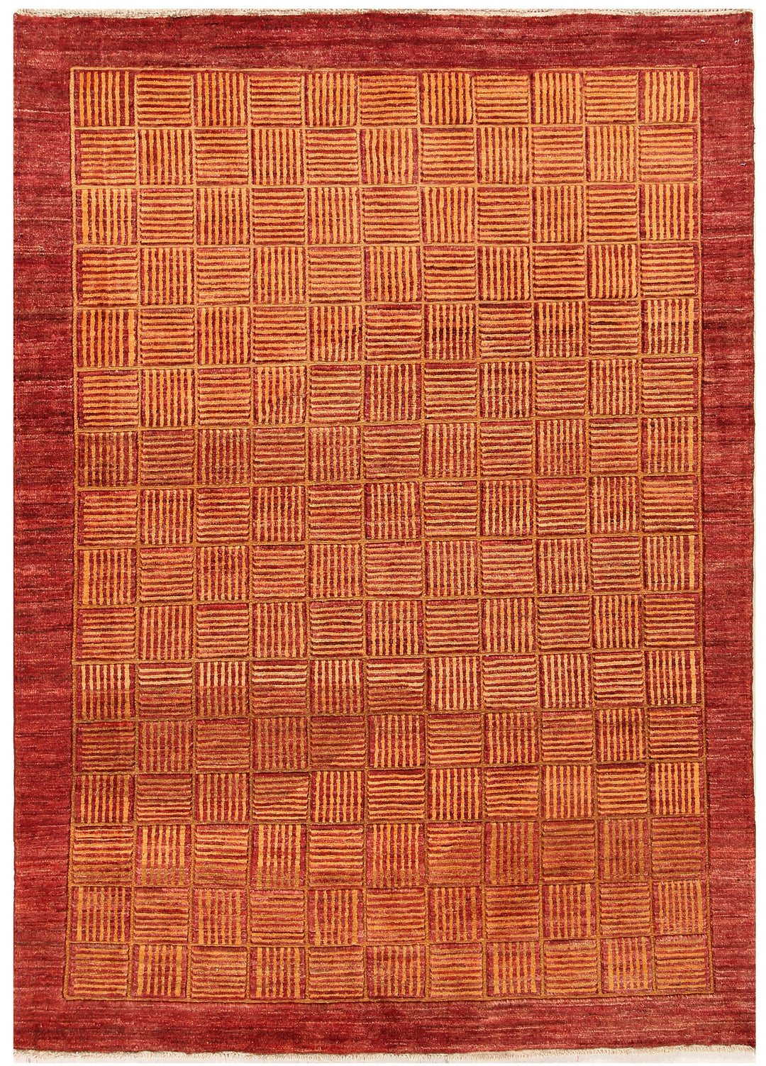 Sandy Brown Gabbeh 4' 7 x 6' 5 - No. 56140 - ALRUG Rug Store