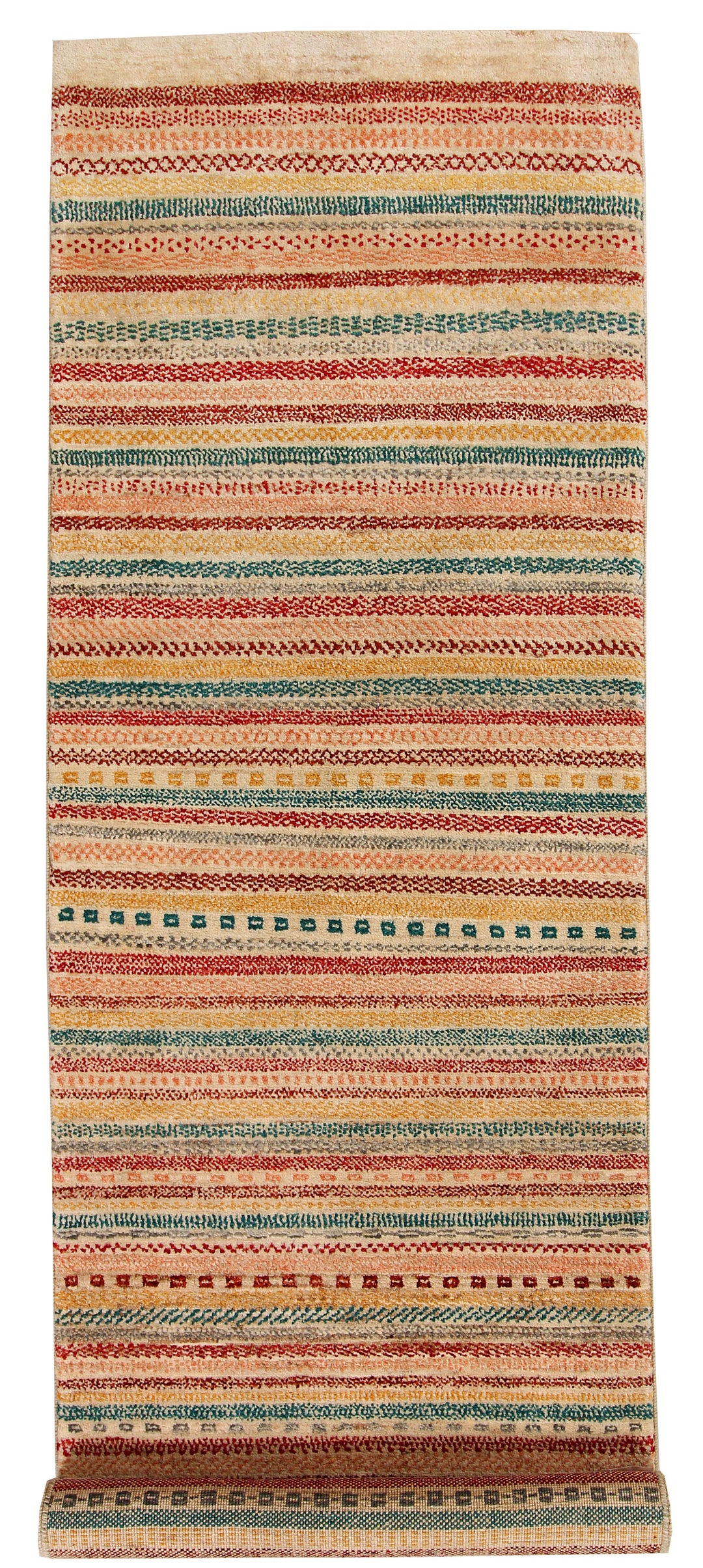 Multi Colored Gabbeh 2' 6 x 7' 7 - No. 56145 - ALRUG Rug Store