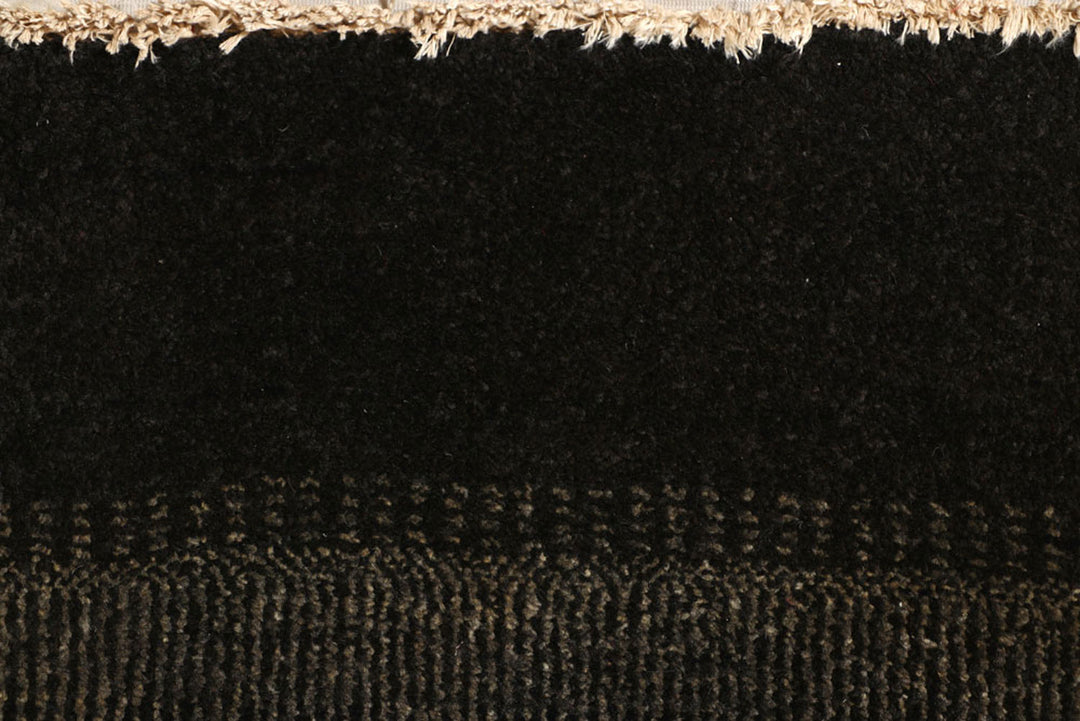 Black Gabbeh 2'  2" x 5'  1" - No. QA82676
