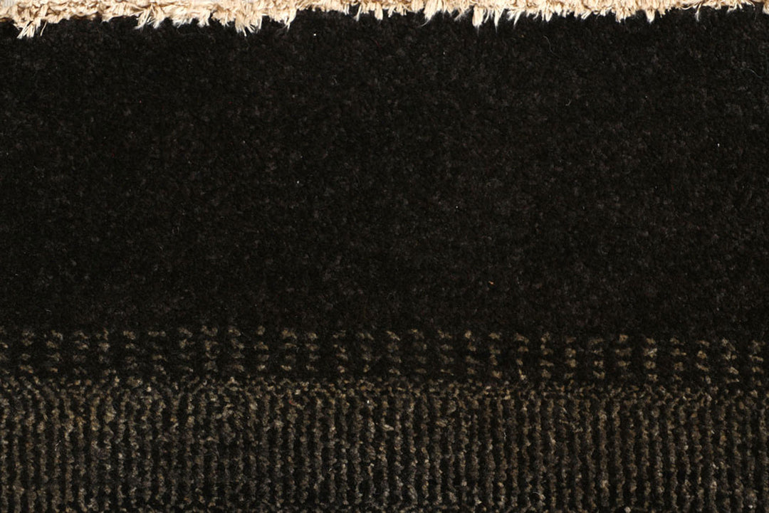 Black Gabbeh 2'  2" x 5'  1" - No. QA82676