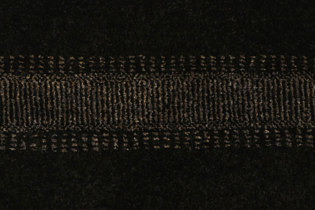Black Gabbeh 2'  2" x 5'  1" - No. QA82676