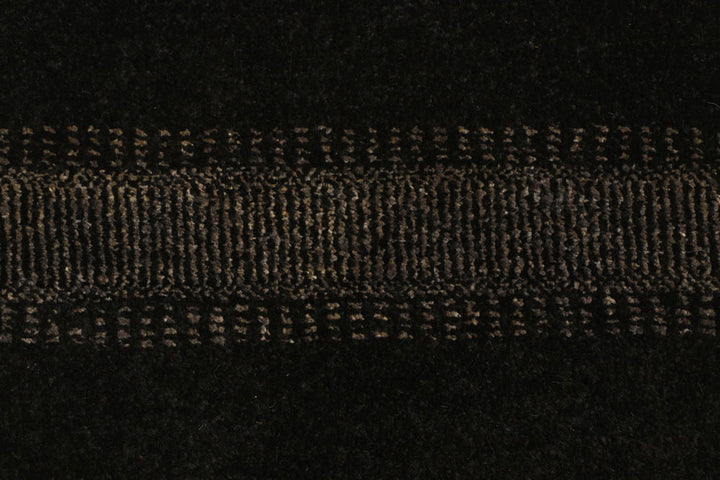 Black Gabbeh 2'  2" x 5'  1" - No. QA82676