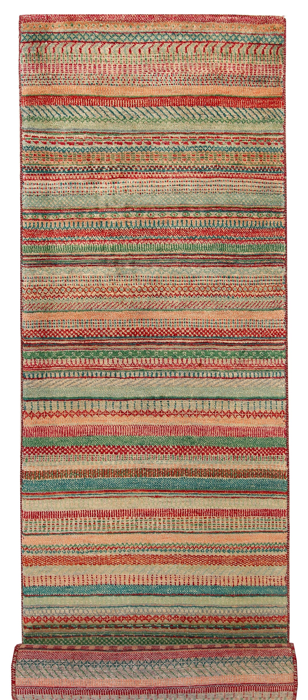 Multi Colored Gabbeh 2' 6 x 10' 5 - No. 56150 - ALRUG Rug Store