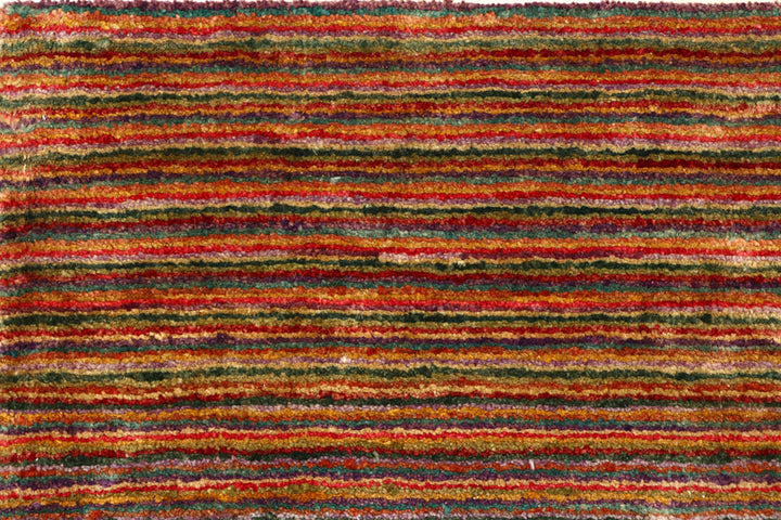 Multi Colored Gabbeh 2'  6" x 8' " - No. QA14842
