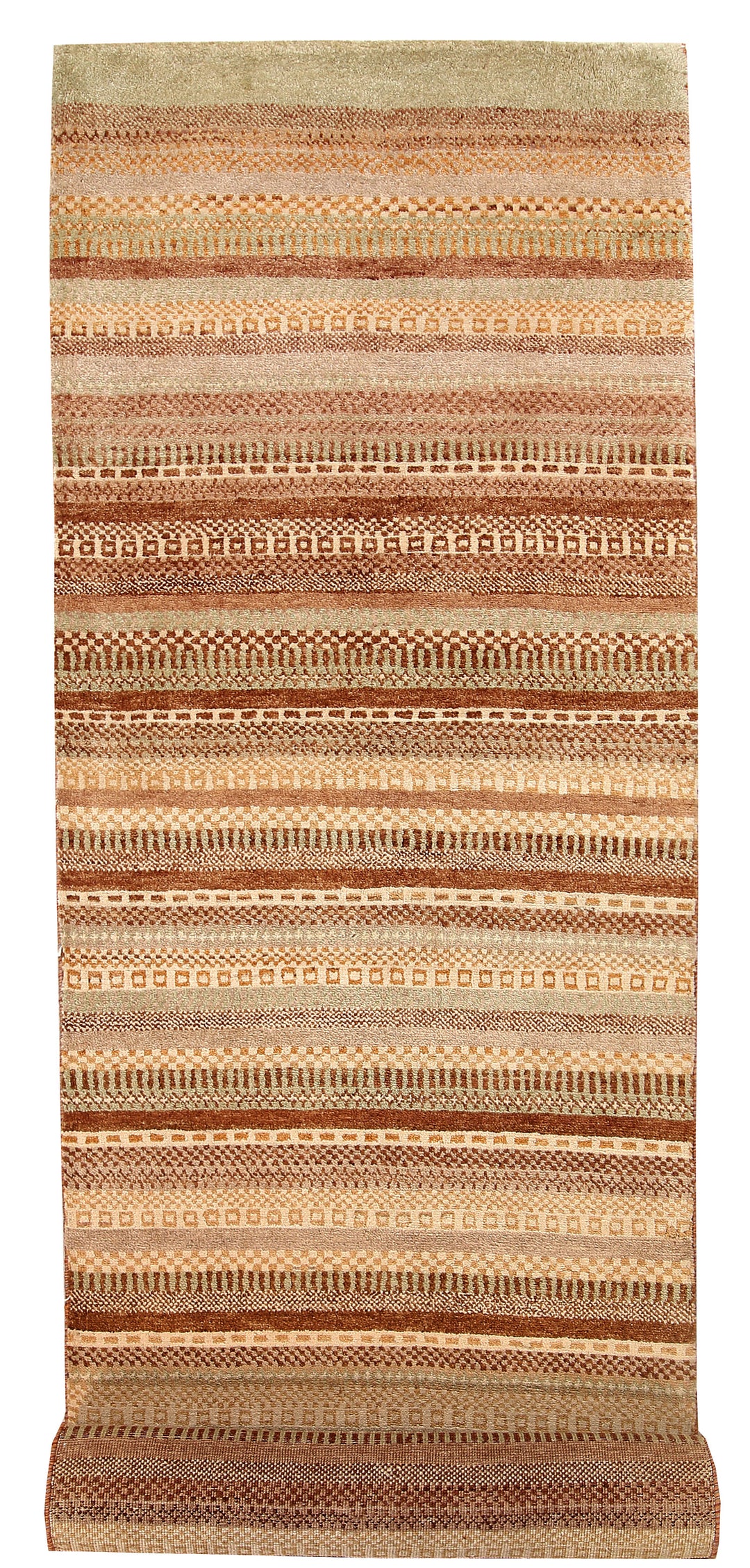 Multi Colored Gabbeh 2' 7 x 12' 6 - No. 56175 - ALRUG Rug Store