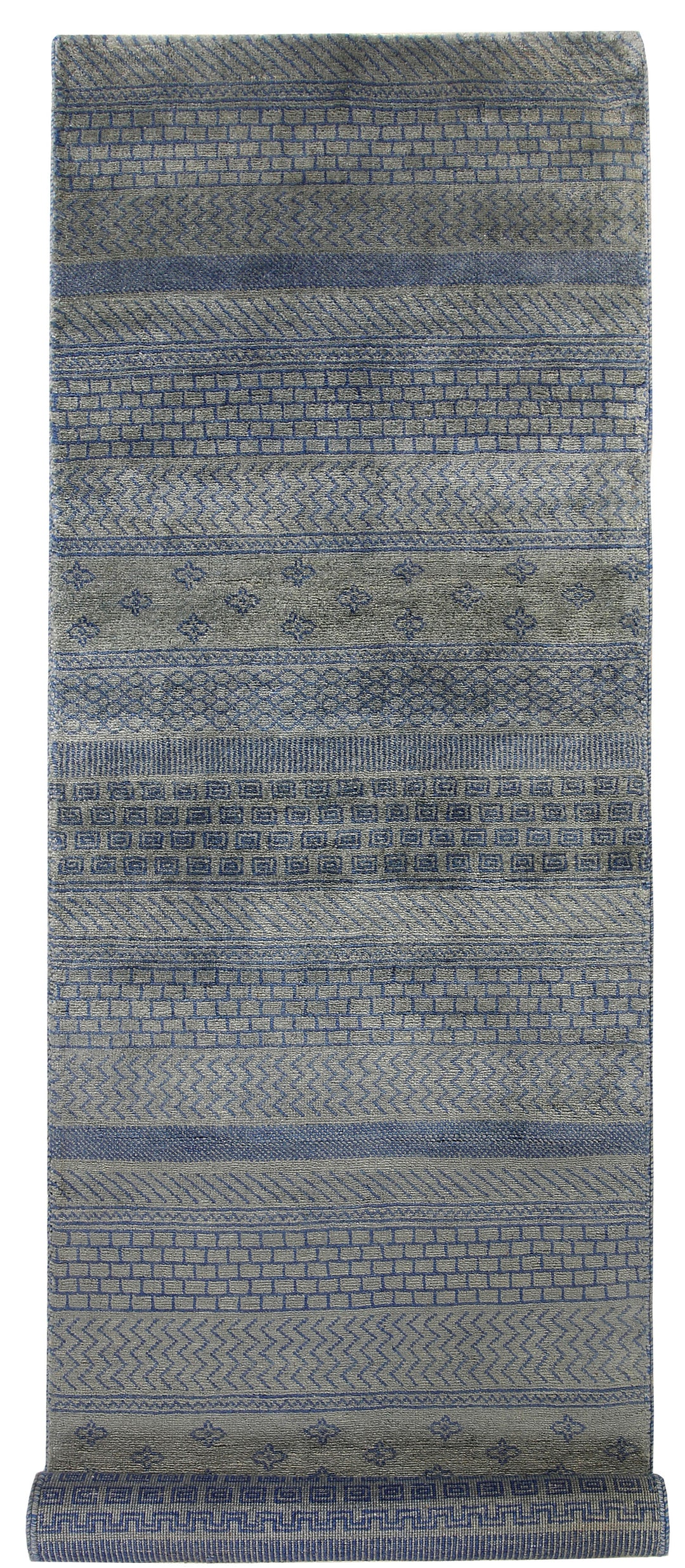 Grey Gabbeh 2' 6 x 8' 3 - No. 56178 - ALRUG Rug Store