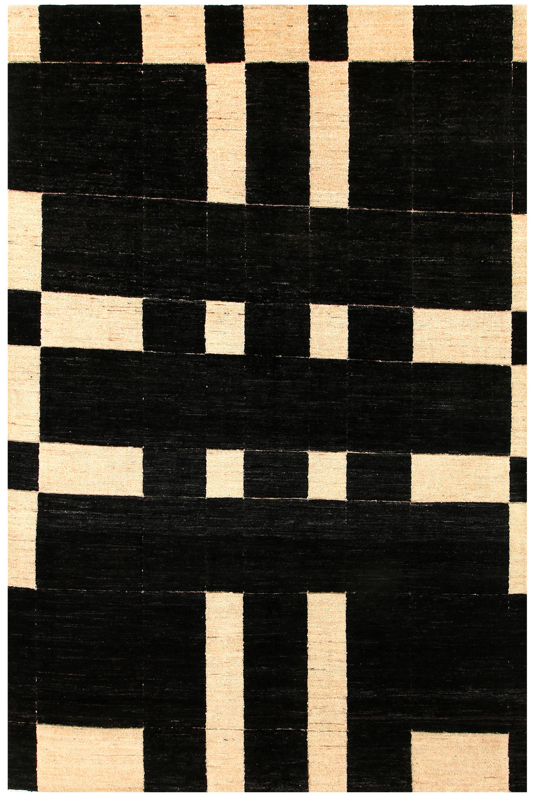 Black Gabbeh 5' 10 x 8' 10 - No. 56186 - ALRUG Rug Store