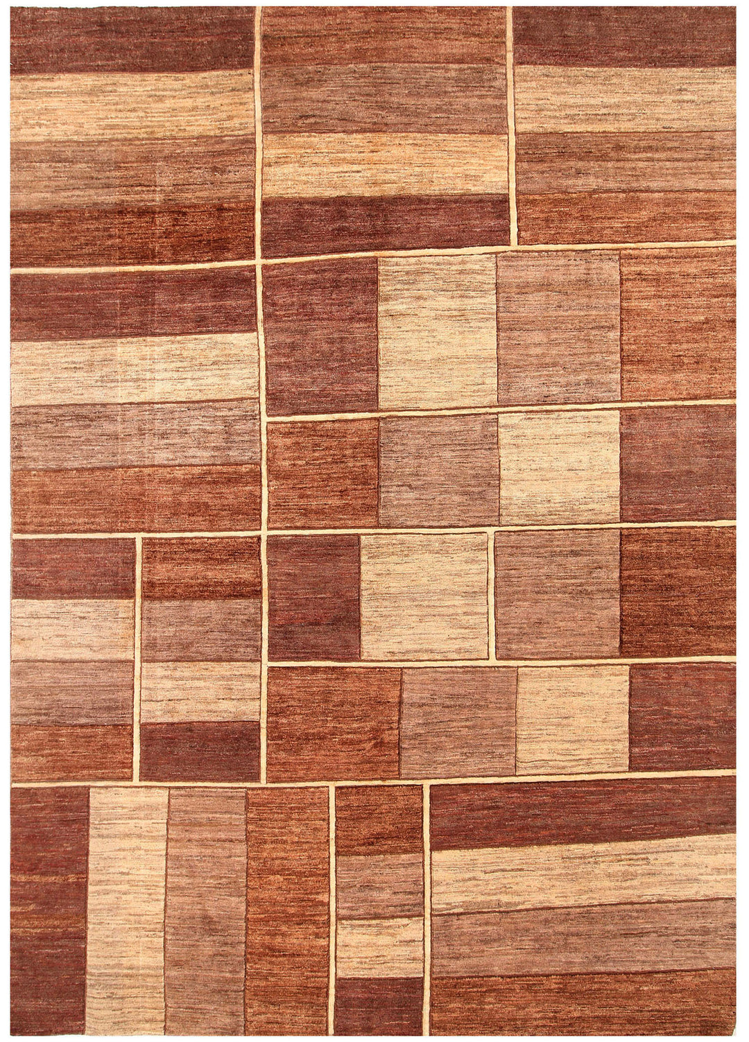 Chocolate Gabbeh 6' 8 x 9' 7 - No. 56190 - ALRUG Rug Store