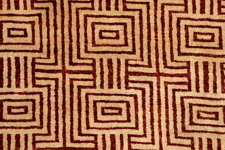Maroon Gabbeh 2'  7" x 11'  2" - No. QA36886