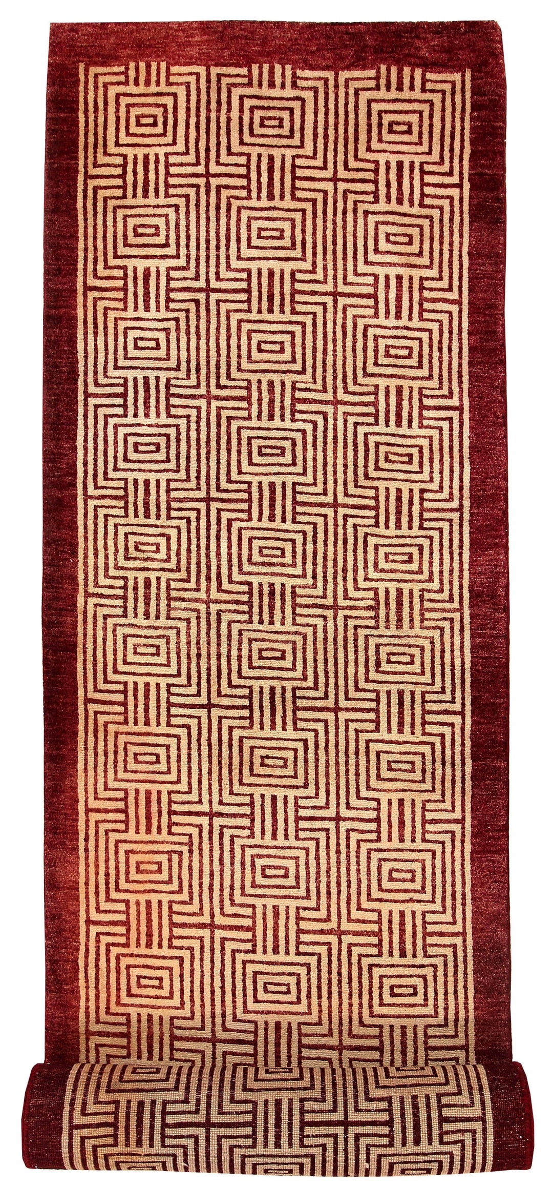 Maroon Gabbeh 2' 7 x 11' 2 - No. 56195 - ALRUG Rug Store