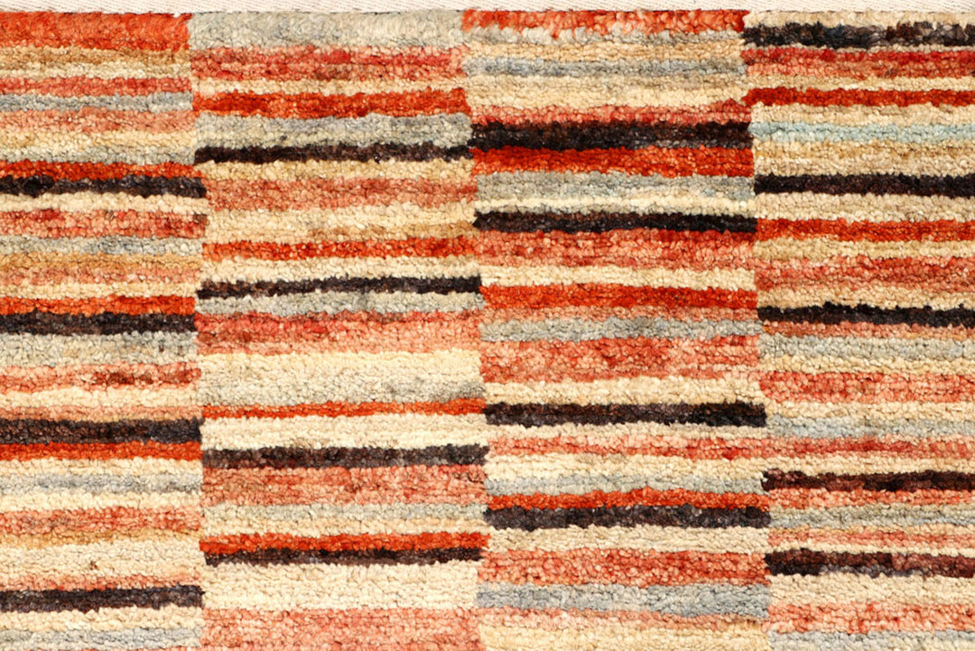 Multi Colored Gabbeh 2'  7" x 13'  10" - No. QA25990