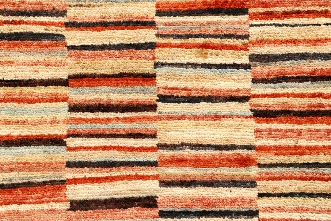 Multi Colored Gabbeh 2'  7" x 13'  10" - No. QA25990