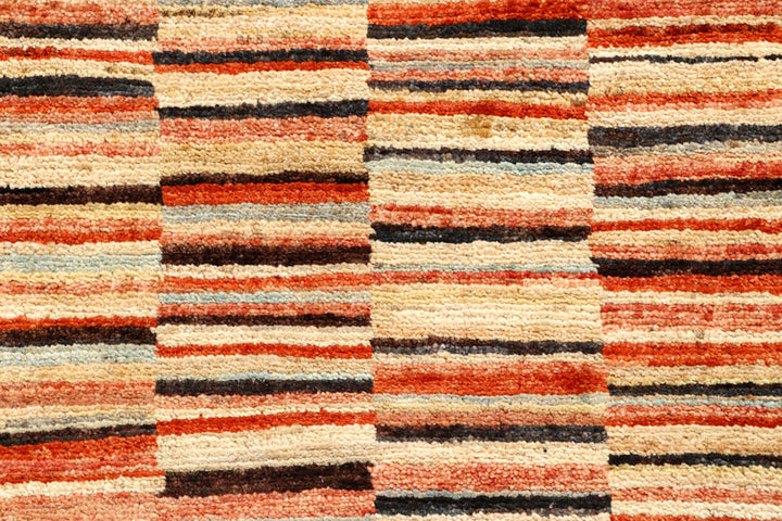 Multi Colored Gabbeh 2'  7" x 13'  10" - No. QA55910