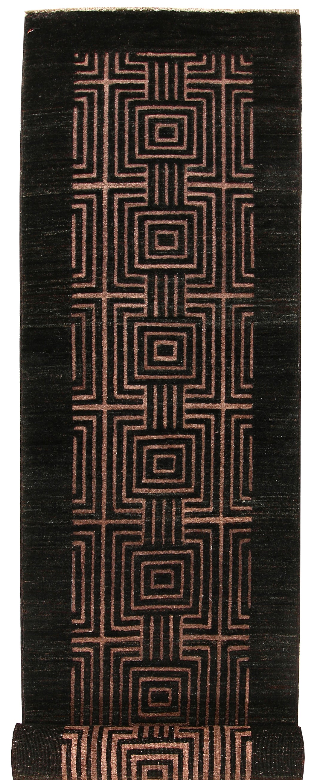 Black Gabbeh 2' 4 x 9' 9 - No. 56201 - ALRUG Rug Store