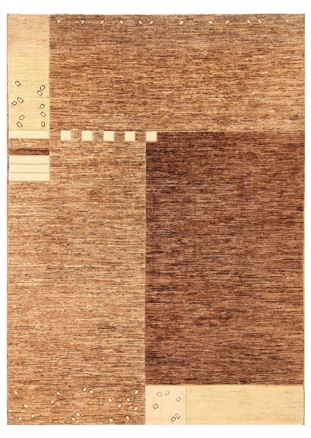 Burlywood Gabbeh 5' x 6' 11 - No. 56209 - ALRUG Rug Store