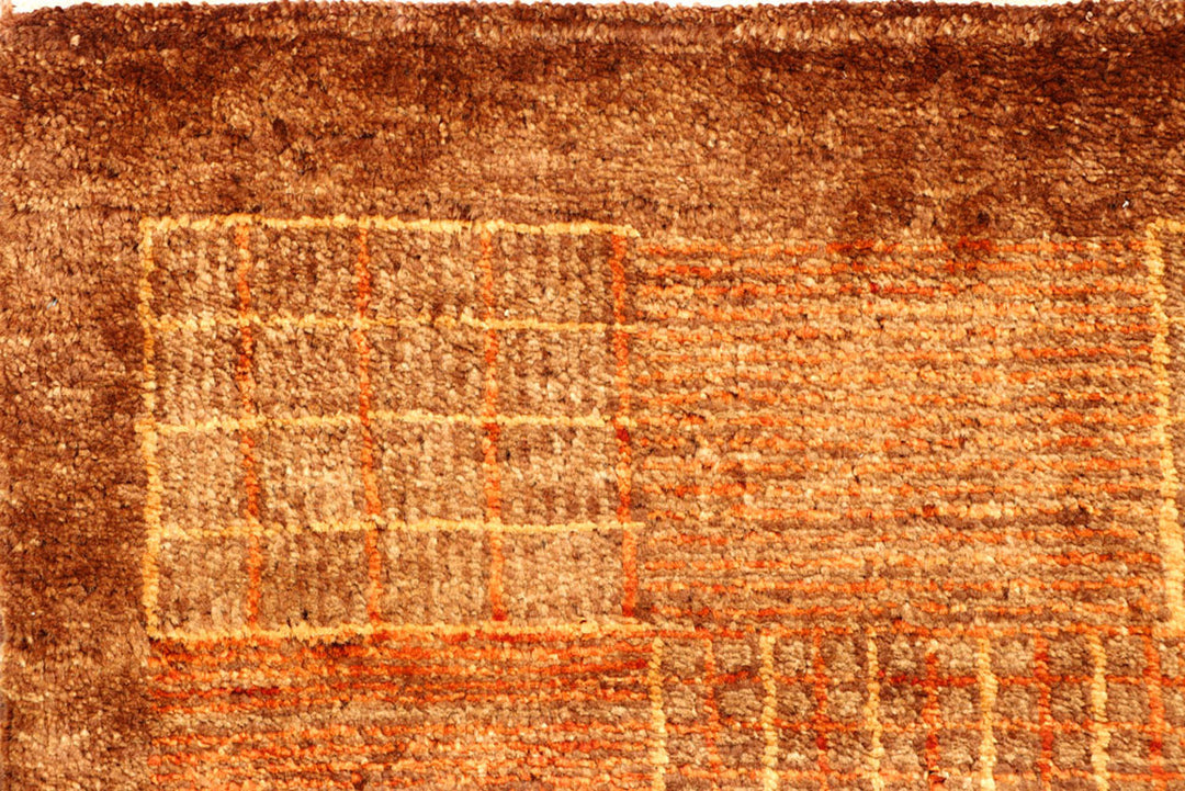 Chocolate Gabbeh 2'  6" x 11'  11" - No. QA97707