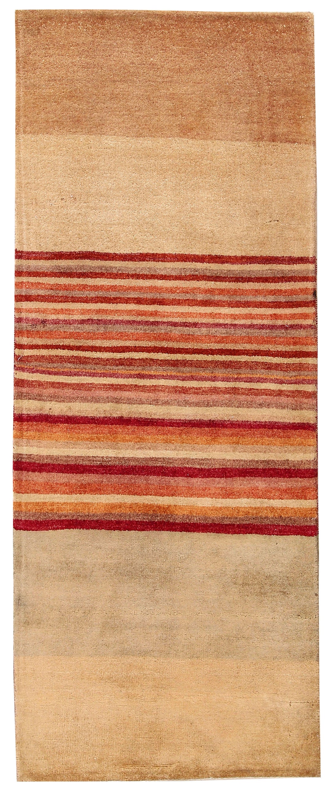 Multi Colored Gabbeh 2' x 5' 3 - No. 56224 - ALRUG Rug Store