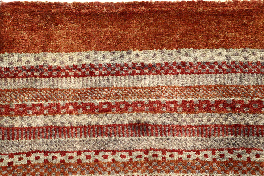 Multi Colored Gabbeh 2'  6" x 10'  4" - No. QA88395