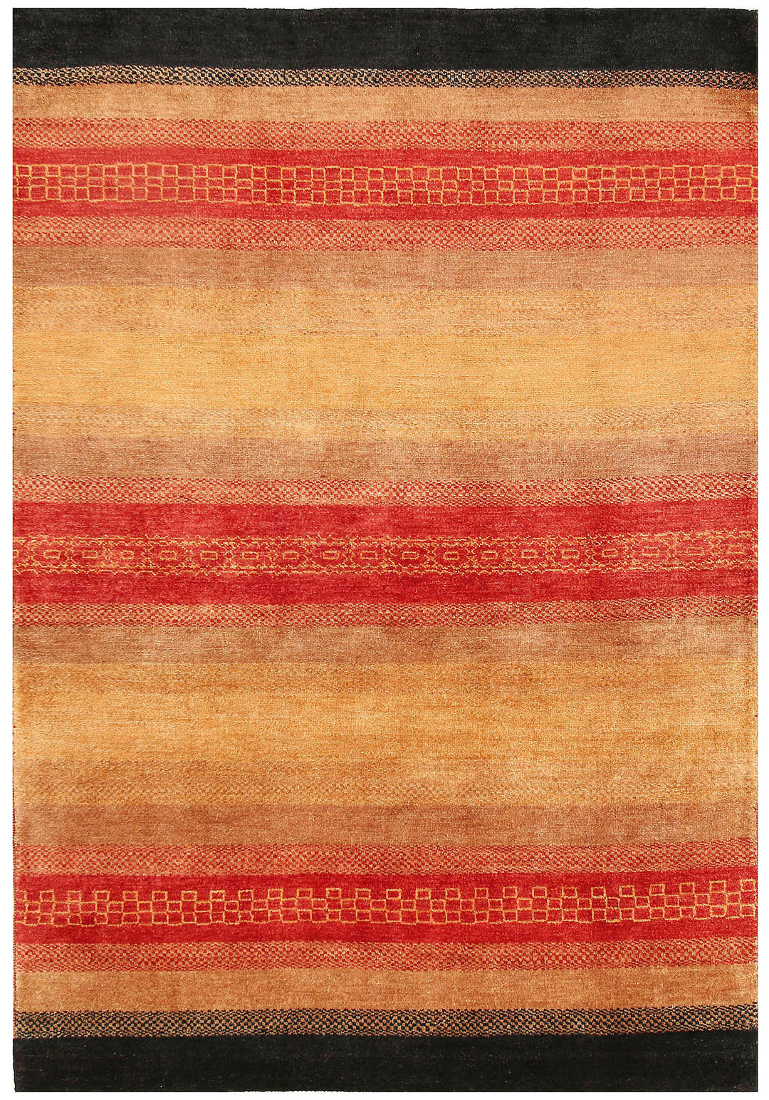 Multi Colored Gabbeh 4' 5 x 6' 6 - No. 56228 - ALRUG Rug Store