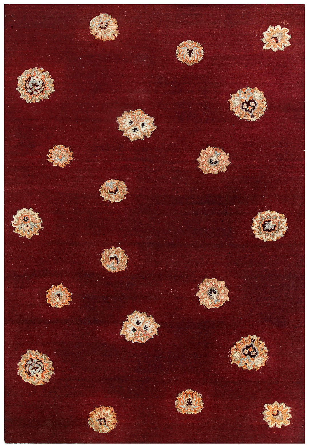 Dark Red Gabbeh 6' 1 x 8' 9 - No. 56232 - ALRUG Rug Store