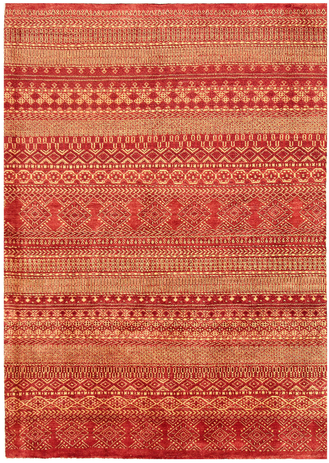 Tomato Gabbeh 4' 9 x 6' 8 - No. 56249 - ALRUG Rug Store