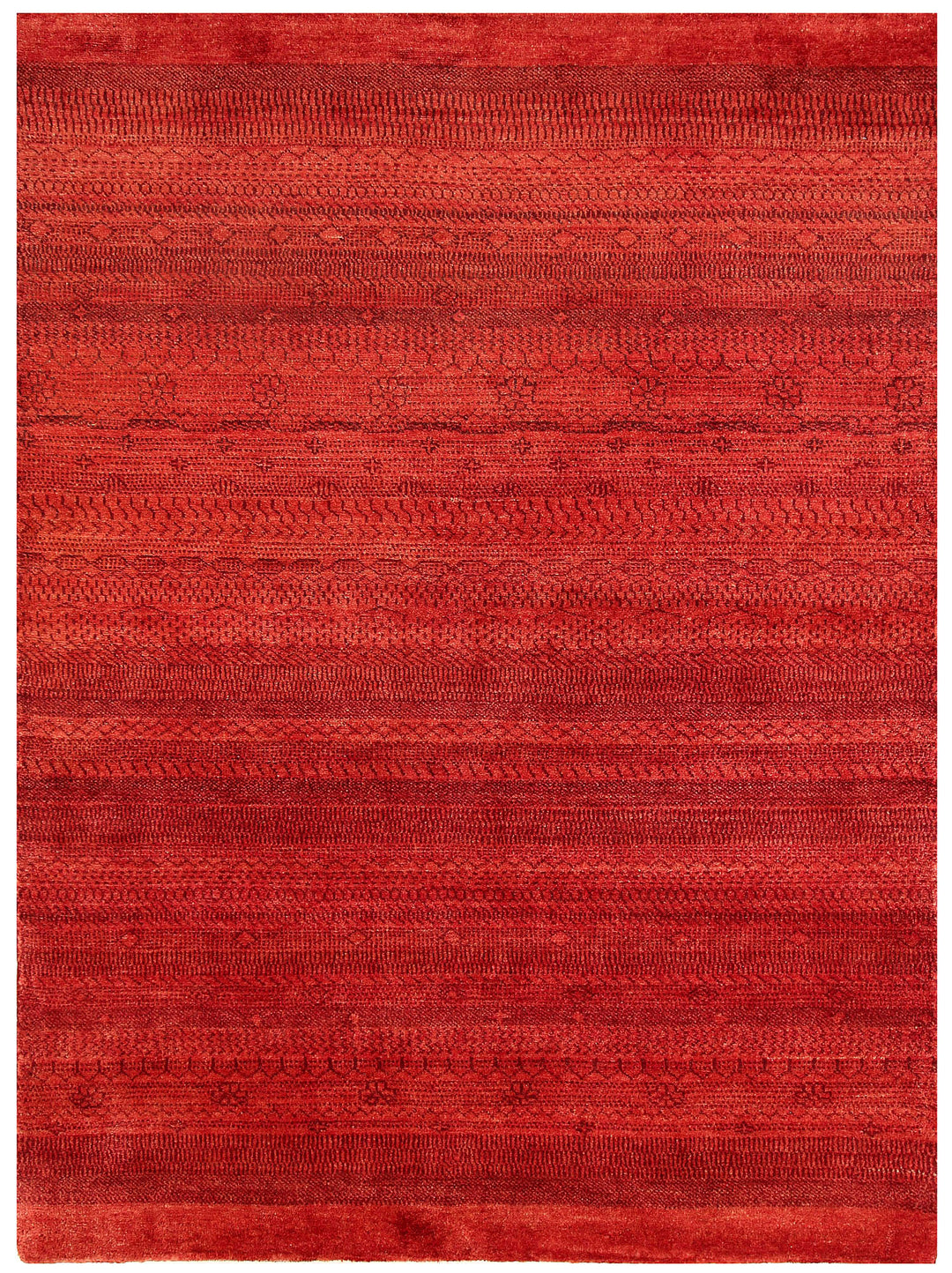 Tomato Gabbeh 4' 8 x 6' 4 - No. 56263 - ALRUG Rug Store