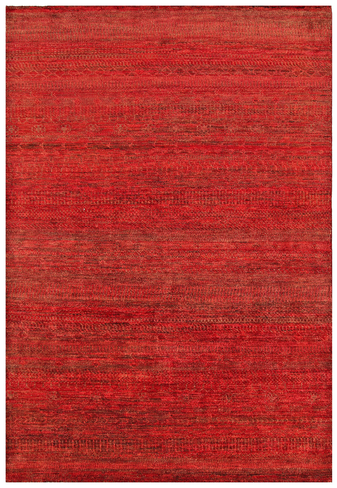 Orange Red Gabbeh 4' 8 x 6' 9 - No. 56271 - ALRUG Rug Store