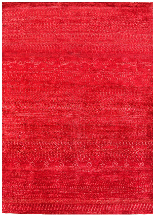 Crimson Gabbeh 4' 8 x 6' 6 - No. 56274 - ALRUG Rug Store