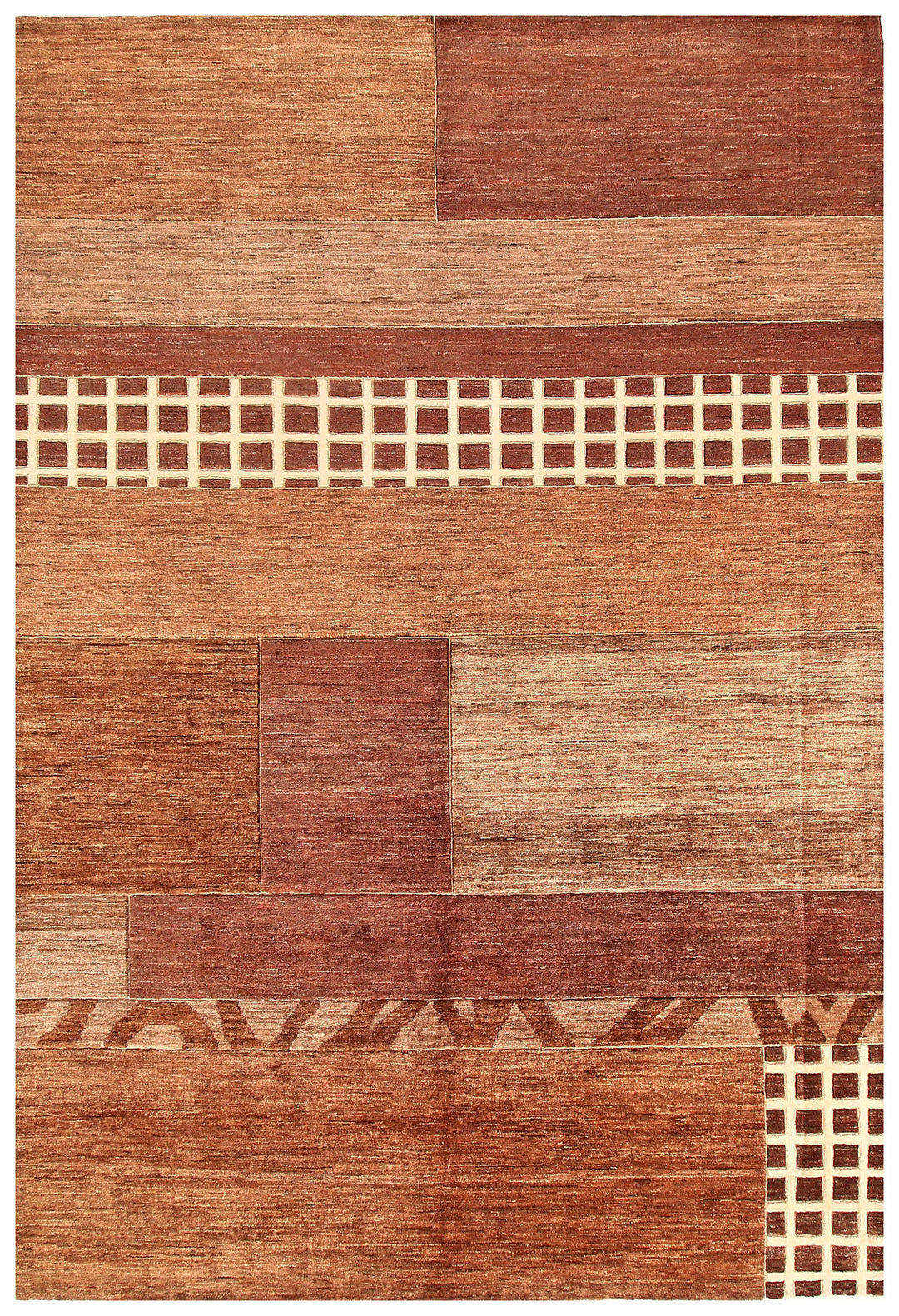 Multi Colored Gabbeh 6' 8 x 9' 9 - No. 56285 - ALRUG Rug Store