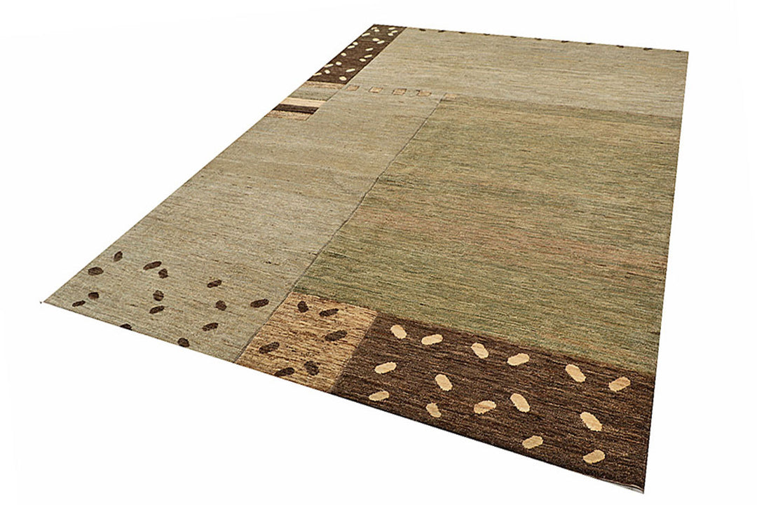 Multi Colored Gabbeh 6'  7" x 9'  9" - No. QA87951