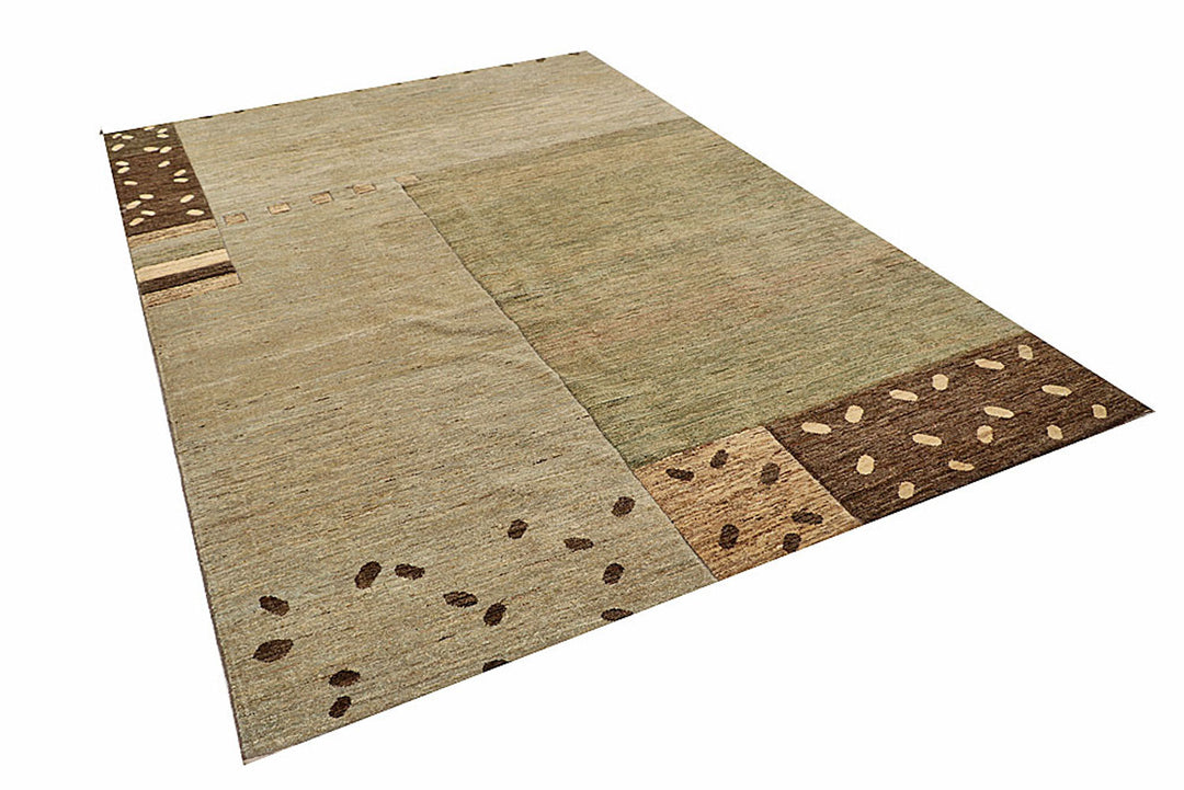 Multi Colored Gabbeh 6'  7" x 9'  9" - No. QA87951