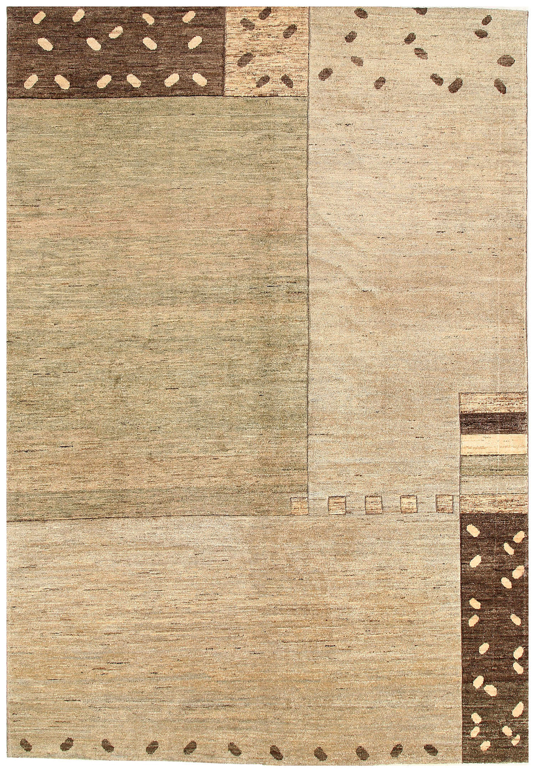 Multi Colored Gabbeh 6' 7 x 9' 9 - No. 56296 - ALRUG Rug Store