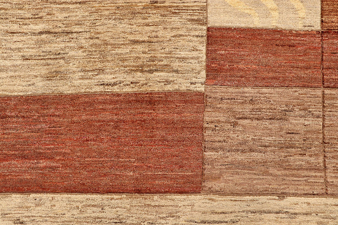 Multi Colored Gabbeh 6'  8" x 9'  10" - No. QA16467