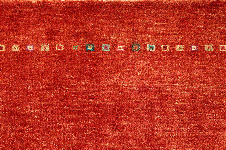 Orange Red Gabbeh 5'  1" x 6'  7" - No. QA67242