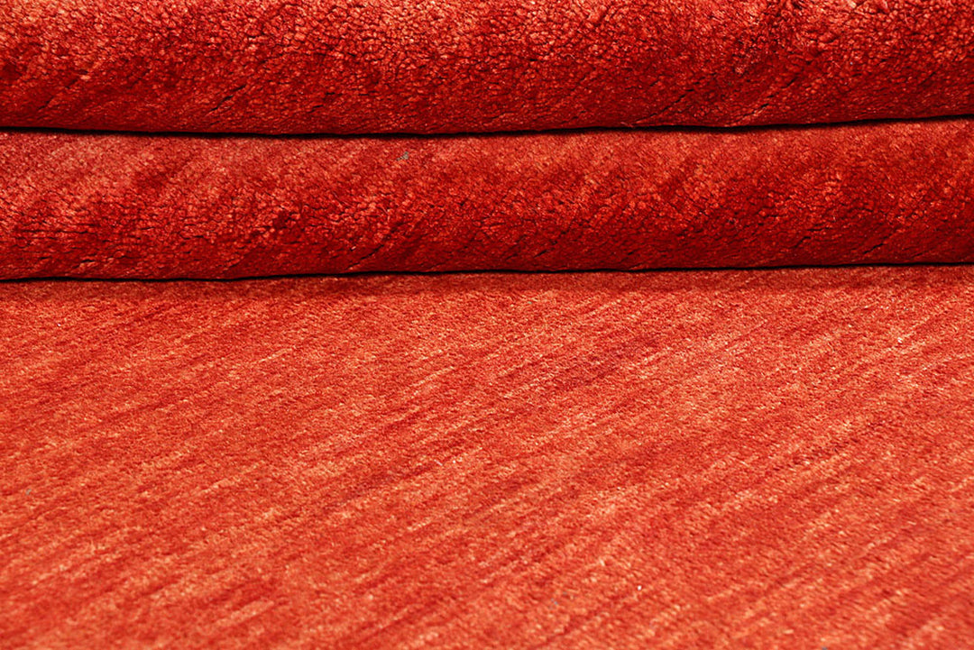 Orange Red Gabbeh 5'  1" x 6'  7" - No. QA67242