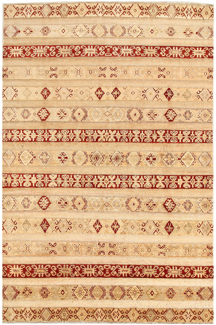 Wheat Gabbeh 6'  6" x 9'  8" - No. QA75633