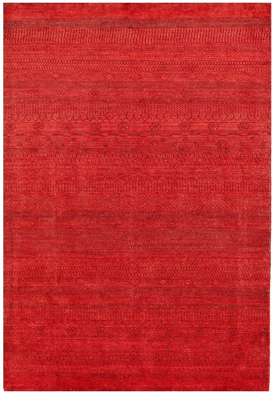 Red Gabbeh 4' 7 x 6' 8 - No. 56310 - ALRUG Rug Store