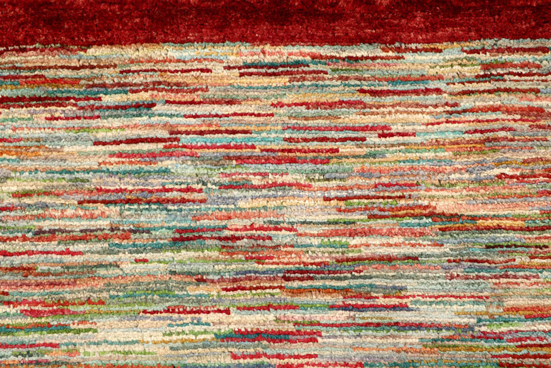 Multi Colored Gabbeh 5'  x" 6'  7" - No. QA17472