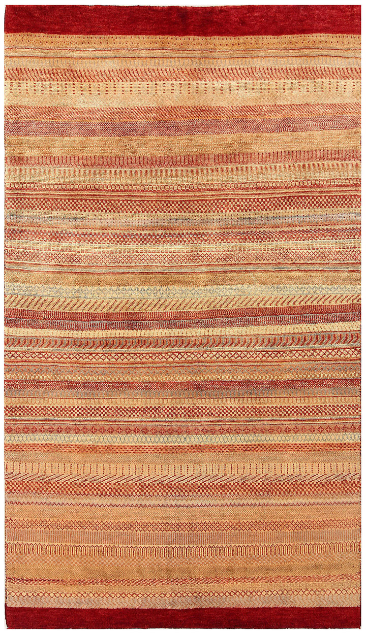 Multi Colored Gabbeh 3'  9" x 6'  6" - No. QA22616
