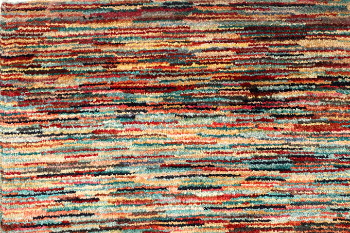 Multi Colored Gabbeh 4'  11" x 7'  2" - No. QA26275