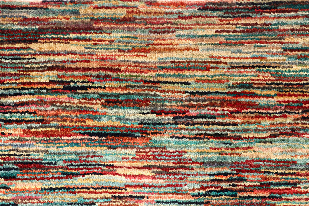Multi Colored Gabbeh 4'  11" x 7'  2" - No. QA26275