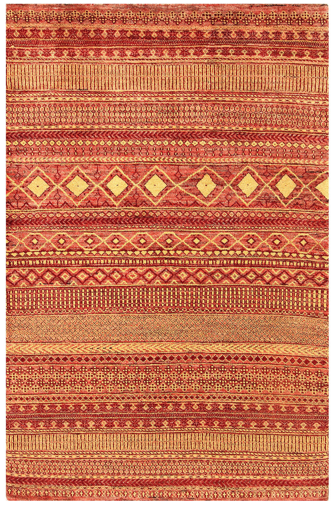 Multi Colored Gabbeh 4' 2 x 6' 5 - No. 56336 - ALRUG Rug Store