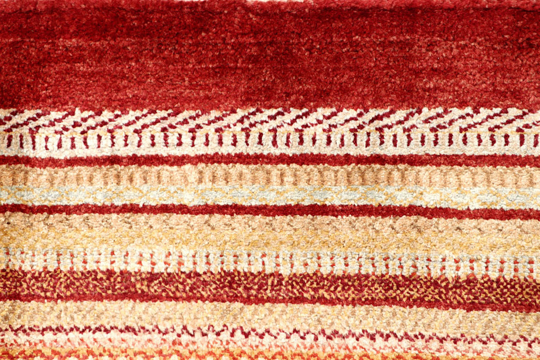 Multi Colored Gabbeh 4'  2" x 6'  2" - No. QA94747