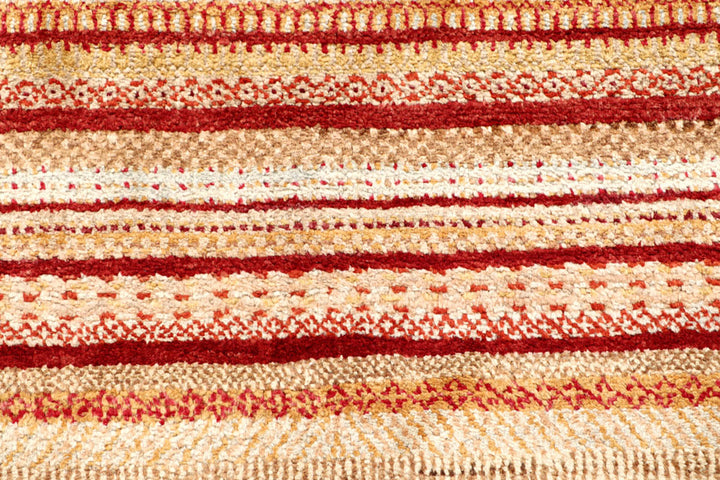 Multi Colored Gabbeh 4'  2" x 6'  2" - No. QA94747